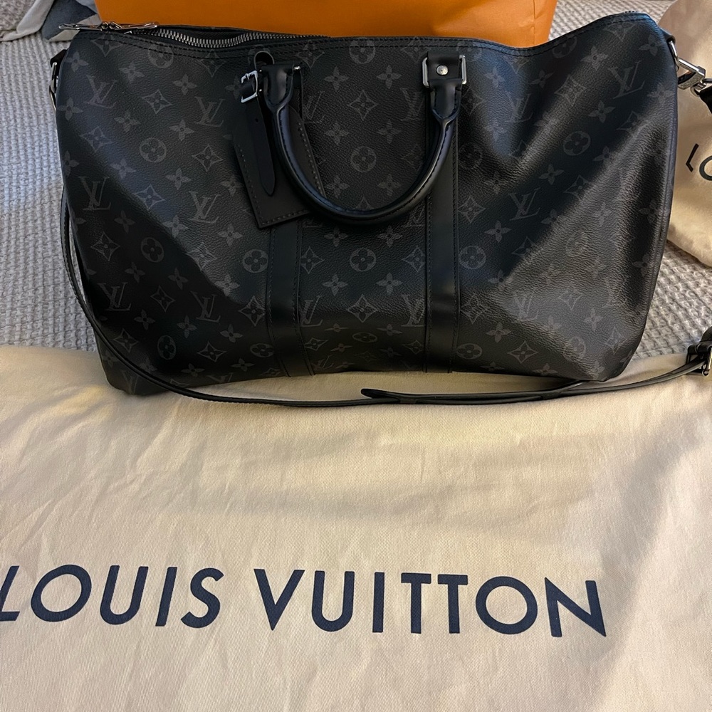 Louis Vuitton eclipse keepall size 45 . Never used.